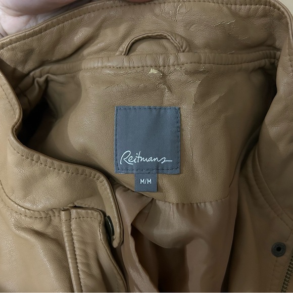 2/$75💥- JACKET | Reitmans faux leather jacket size Medium - Picture 5 of 5